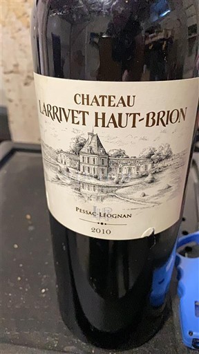 Bordeaux Pessac-Léognan Larrivet Haut-Brion 2010