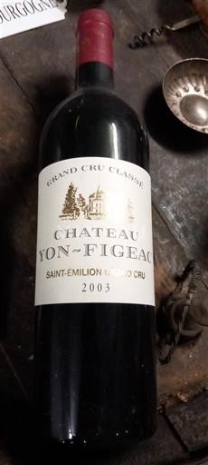 Bordeaux Saint-Émilion Grand Cru Grand Cru Château Yon-Figeac 2003