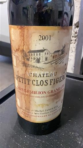 Bordeaux Saint-Émilion Grand Cru Petit Clos Figeac 2001