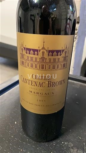 Bordeaux Margaux Grand Cru Château Cantenac Brown 1995