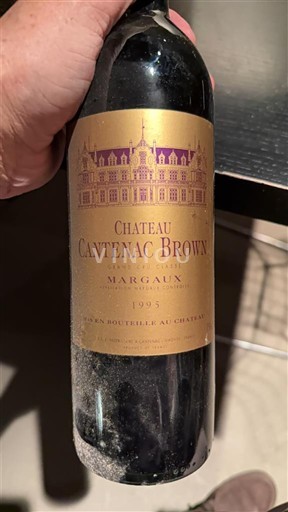 Bordeaux Margaux Grand Cru Château Cantenac Brown 1995