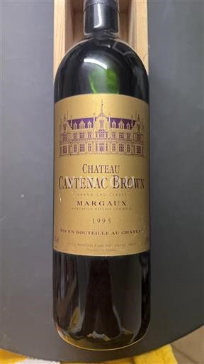 Bordeaux Margaux Grand Cru Château Cantenac Brown 1995