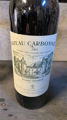 Bordeaux Pessac-Léognan Grand Cru Classé Château Carbonnieux 2003