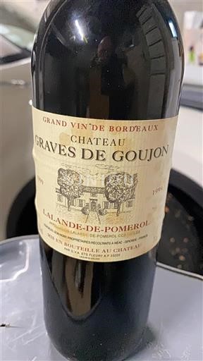 Bordeaux Lalande-de-Pomerol Château Graves de Goujon 1999