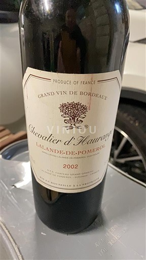 Burdeos Lalande-de-Pomerol Chevalier Haurange 2002