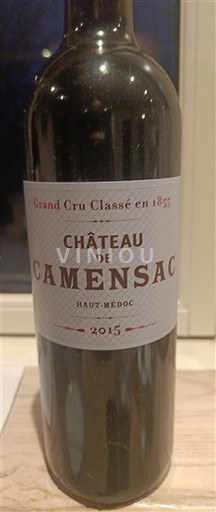 Bordeaux Haut-Médoc Grand Cru Château Camensac 2015