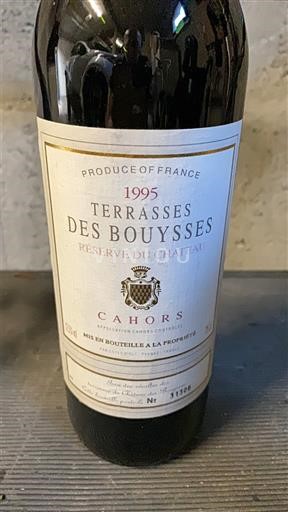 South West Cahors Terrasses des Bouysses Réserve du Château 1995