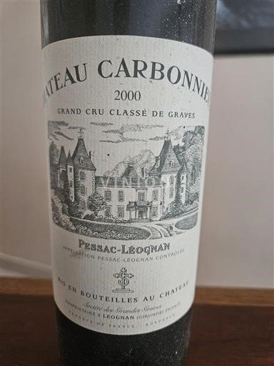 Bordeaux Pessac-Léognan Grand Cru Château Carbonnieux 2000