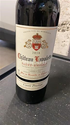 Bordeaux Saint-Émilion Château Lavalette Prestige 2016