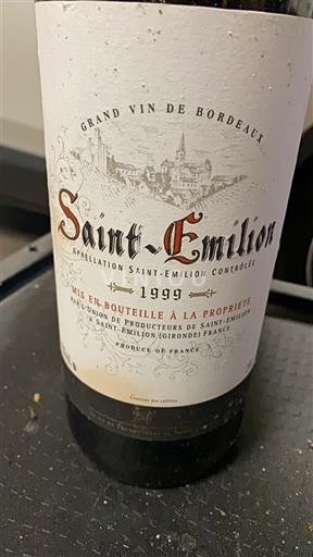 Bordeaux Saint-Émilion Union de Producteurs de Saint-Émilion 1999