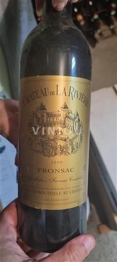 Bordeaux Fronsac Château La Rivière 2000