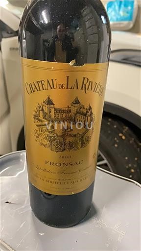 Bordeaux Fronsac Château La Rivière 2000