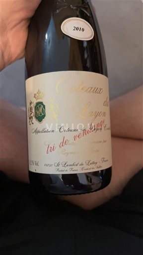 Thung lũng sông Loire Coteaux-du-layon Raymond Morin Tri de Vendange 2010