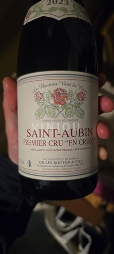 Borgogna Saint-Aubin Premier Cru Gilles Bouton & Fils Premier Cru En Créot 2023