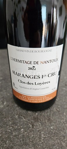 Burgundsko Maranges Premier Cru L'Hermitage de Nantoux Clos des Loyères 2022