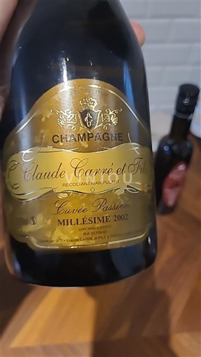 Champagne Šampanské Claude Carré et Fils Passion 2002