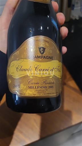 Champagne Šampanské Claude Carré et Fils Passion 2005