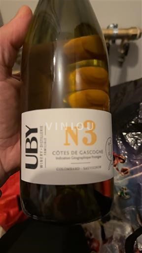 Jugozahod Côtes de Gascogne Domaine Uby Uby N°3 Neleten.