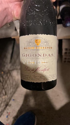 Rhônen laakso Gigondas Maison Bouachon Duc de Monfort 2005