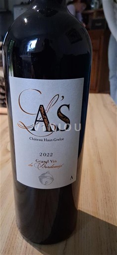 Bordeaux Blaye-côtes-de-bordeaux Château Haut-Grelot AS 2022