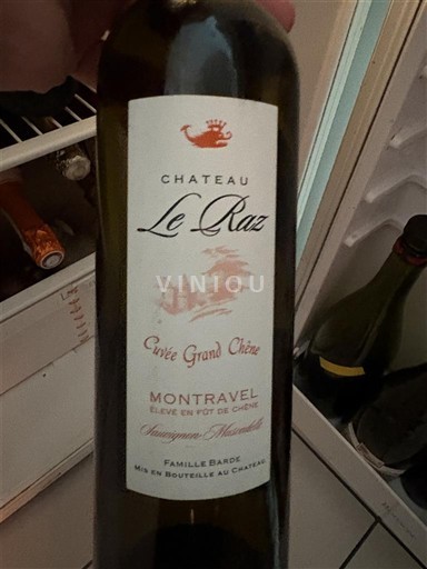Sud-Vest Montravel Château Le Raz Grand Chêne 2018