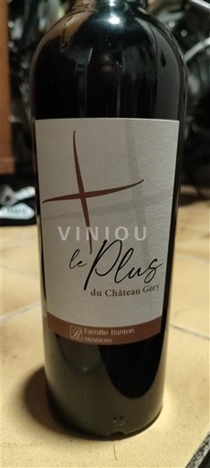 Bordeaux Blaye-côtes-de-bordeaux Château Gory Le Plus 2022