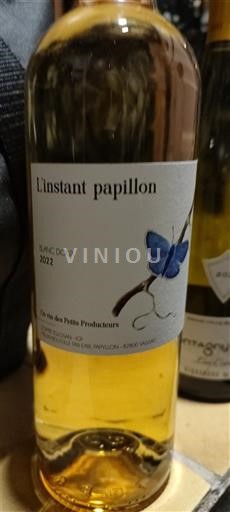 Jugozahod Côtes de Gascogne L'instant papillon Blanc Doux 2022