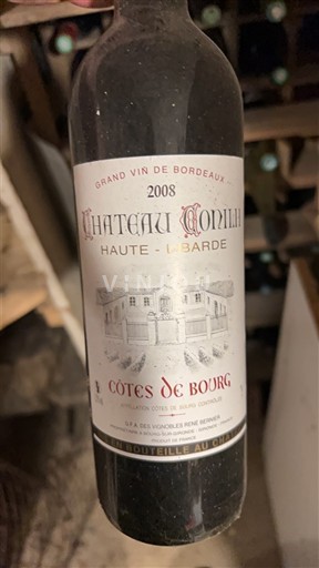 Burdeos Côtes-de-bourg Château Conilh Haute Libarde 2008