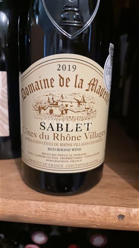Rhône-dalen Ikke specificeret Domaine La Mavette 2019
