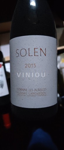 Bordeaux Cérons Domaine Les Aurelles Solen 2015