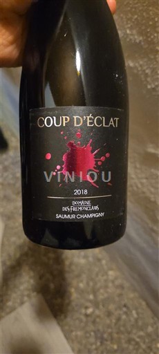 Valle della Loira Saumur-Champigny Domaine Des Forges Moulinas Coup d'Éclat 2018