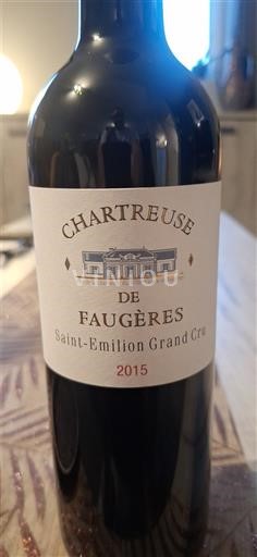 Bordeaux Saint-Émilion Grand Cru Grand Cru Chartreuse de Faugères 2015