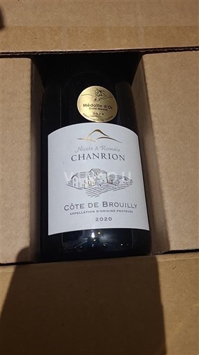 Beaujolais Côte-de-brouilly Nicole & Romain Chanrion 2020