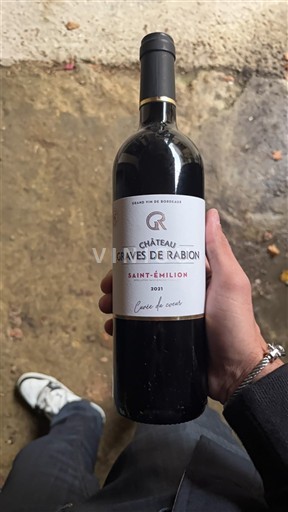 Bordeaux Saint-Émilion Château Graves de Rabion de cœur 2021