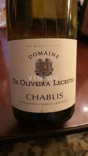 Burgundi Chablis Domaine Oliveira Lecestre 2017
