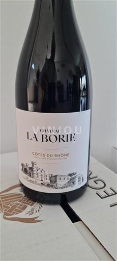 Rhônen laakso Côtes-du-rhône Château La Borie Ei vuosikertaa