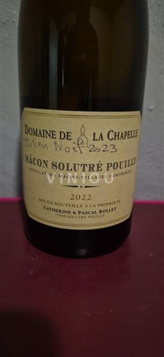 Burgundi Mâcon ja Mâcon-kylät Domaine La Chapelle 2022