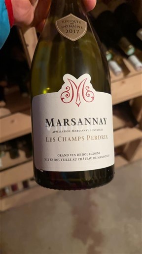 Bourgogne Marsannay Château Marsannay Les Champs Perdrix 2017