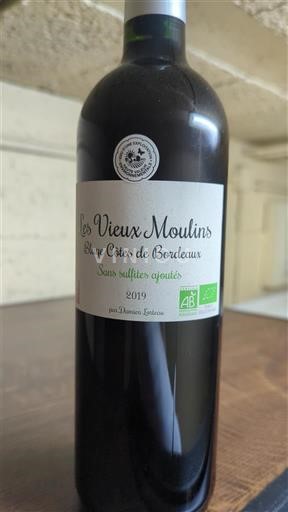 Burdeos Blaye-Côtes de Burdeos Les Vieux Moulins 2019