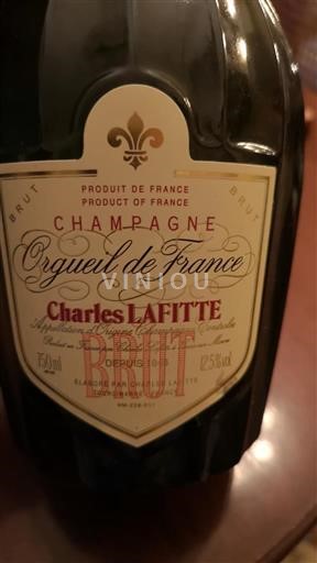 Champagne Šampanské Charles Lafitte Orgueil de France 2015