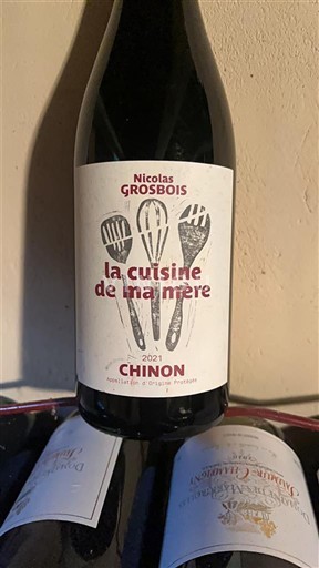 Thung lũng sông Loire Chinon Domaine Nicolas Grosbois La cuisine de ma mère 2021