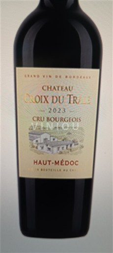 Bordeaux Haut-Médoc Cru Bourgeois Château Croix du Trale 2023