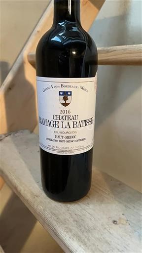 Bordeaux Haut-Médoc Cru Bourgeois Château Ramage La Batisse 2016