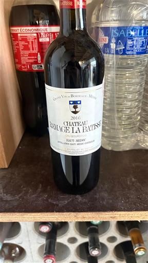 Bordeaux Haut-Médoc Cru Bourgeois Château Ramage La Batisse 2016