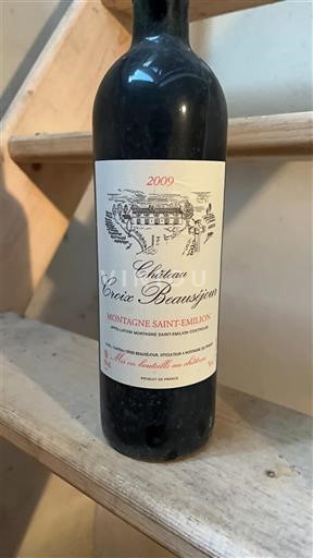 Bordeaux Montagne-saint-émilion Château Croix Beauséjour 2009