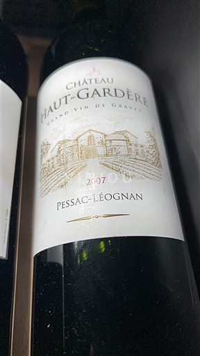Bordeaux Pessac-Léognan Château Haut-Gardère 2007