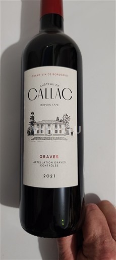 Bordoja Graves Château Callac 2021
