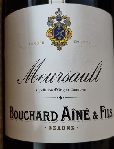 Wijnen Rouge sec Bouchard Aîné & Fils Meursault 2022 Frankrijk Bourgondië Meursault AOC