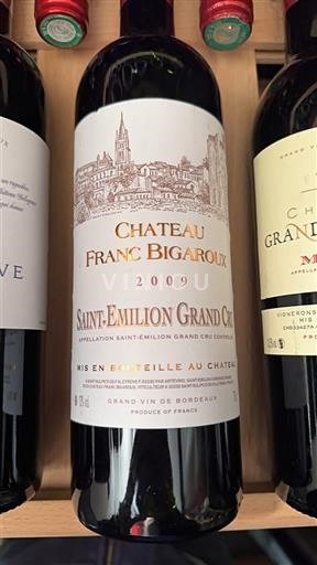 Bordeaux Saint-Émilion Grand Cru Grand Cru Château Franc Bigaroux 2009