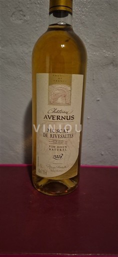 Roussillon Muscat de Rivesaltes Château Avernus 2008